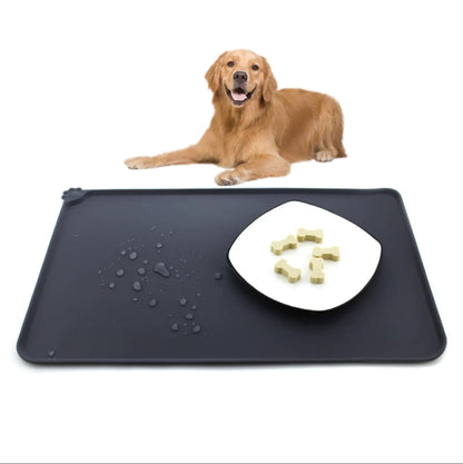 Waterproof Silicone Pet Food Mat for Dogs and Cats