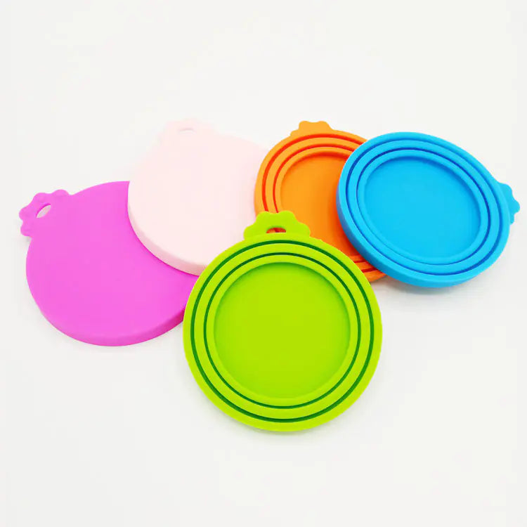 Silicone Pet Food Can Lids for Sealing and Freshness